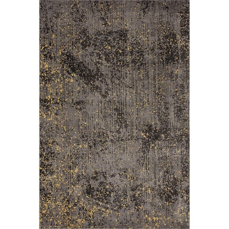 Palacedesigns 8 x 10 ft. Gray & Yellow Abstract Sprinkle Area Rug - Gray Yellow - 8' x 10' PA3101925